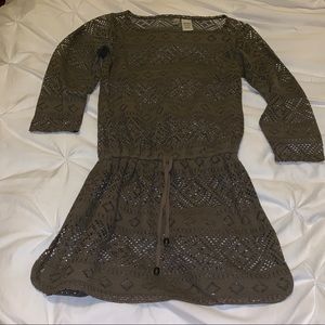 Great lace embroidered cover up